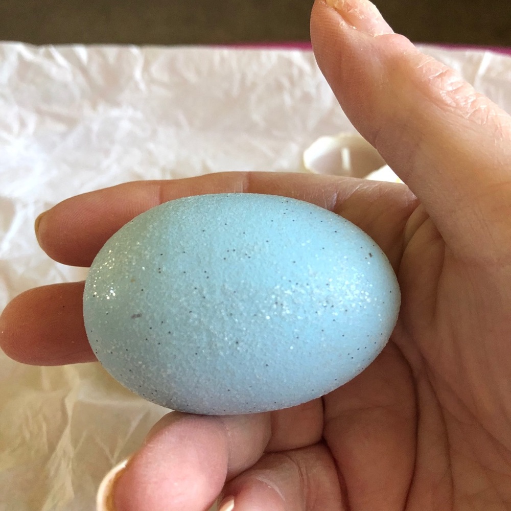 NWOT - Blue & Green Eggs - Polka Dot Candle Egg - Picture 8 of 8